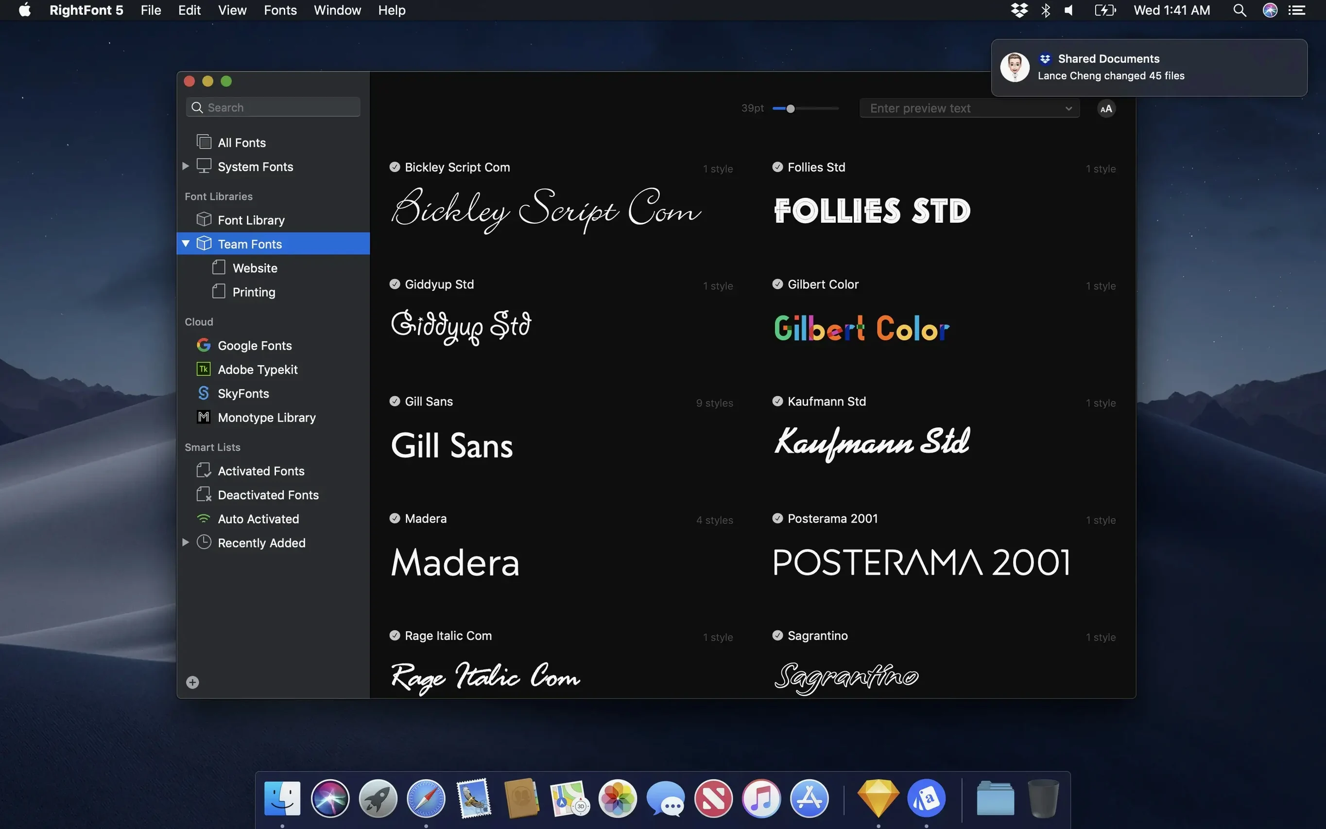 RightFont — photo 2 RightFont options, screen 2