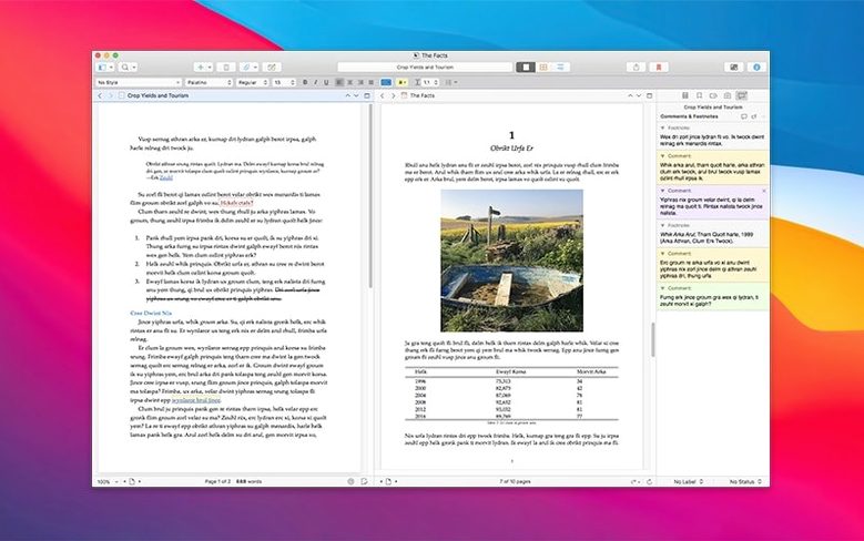 Scrivener reel 3 Scrivener snapshot 3