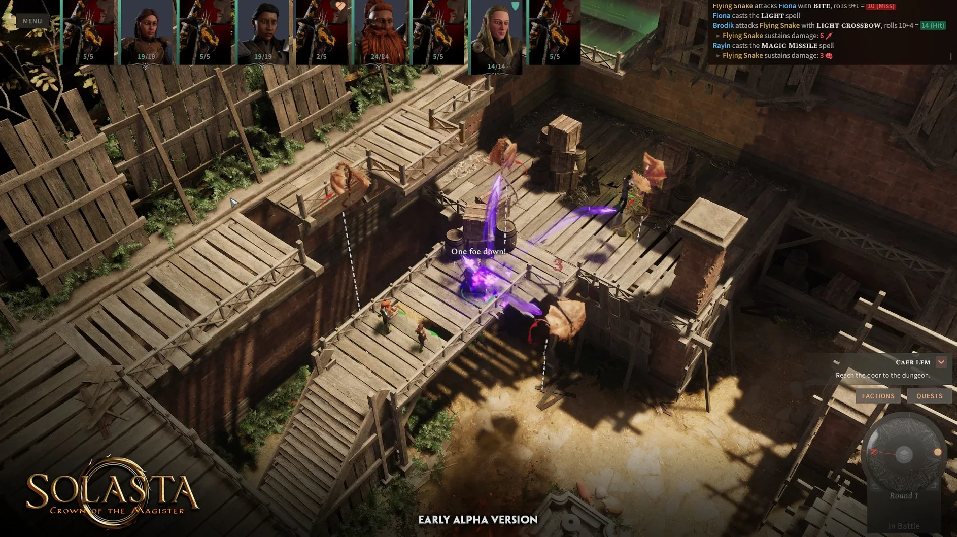 Solasta: Crown of the Magister — photo 5 Solasta: Crown of the Magister options, screen 5