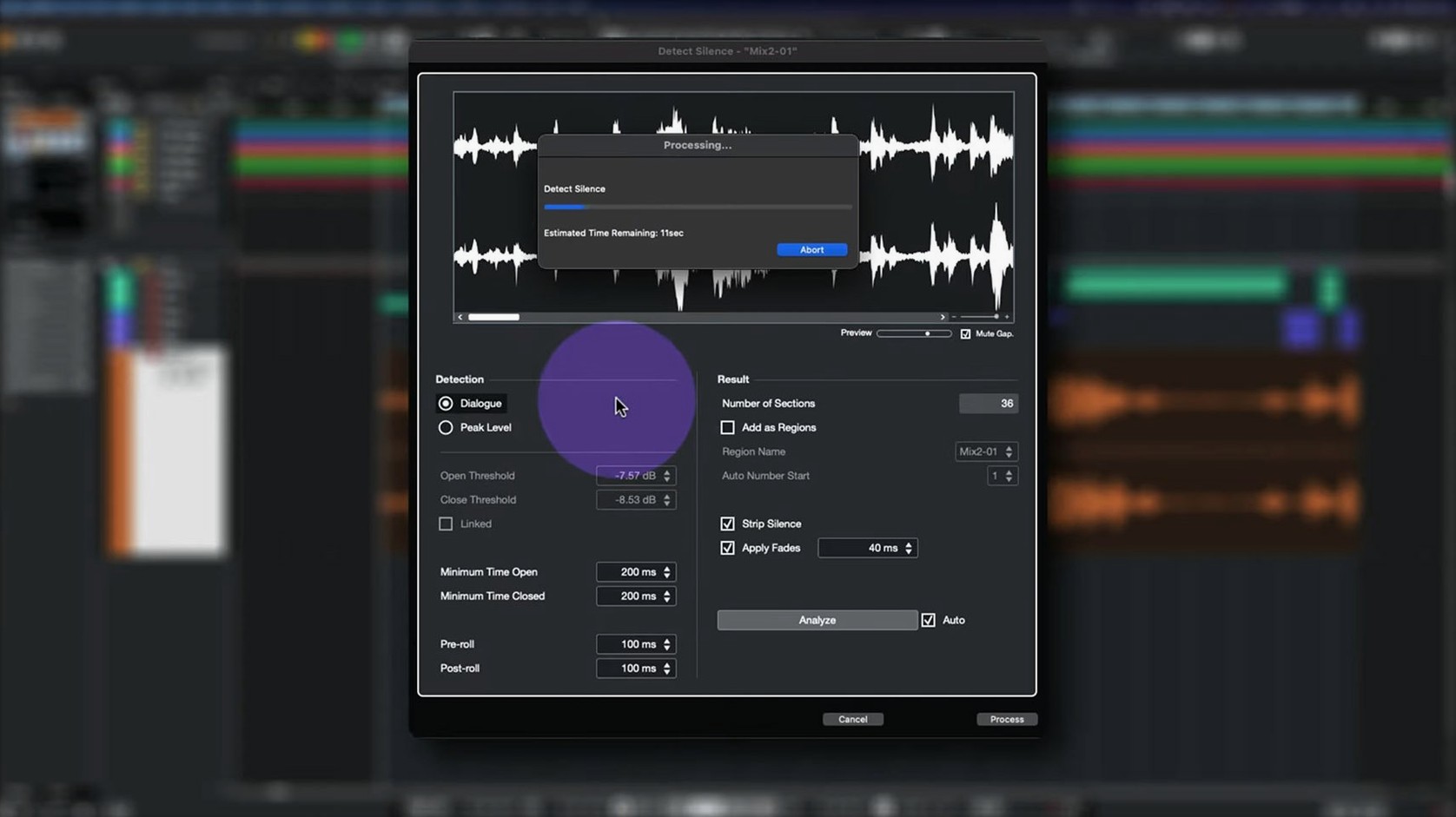 Steinberg Nuendo — photo 2 Steinberg Nuendo options, screen 2