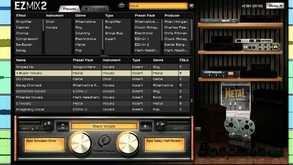 Toontrack EZmix Bundle reel 1 toontrack ezmix bundle UI