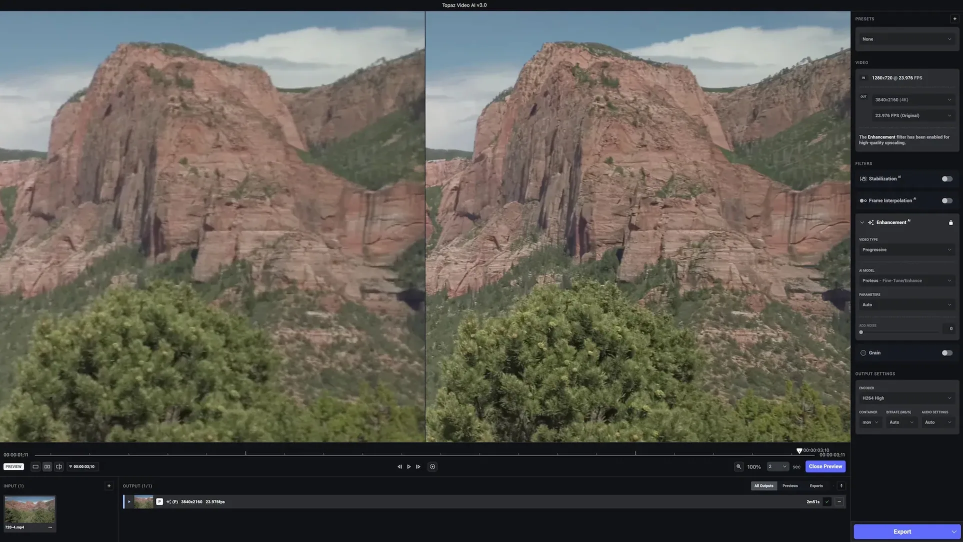 Topaz Video AI — photo 1 topaz video ai mac crack UI