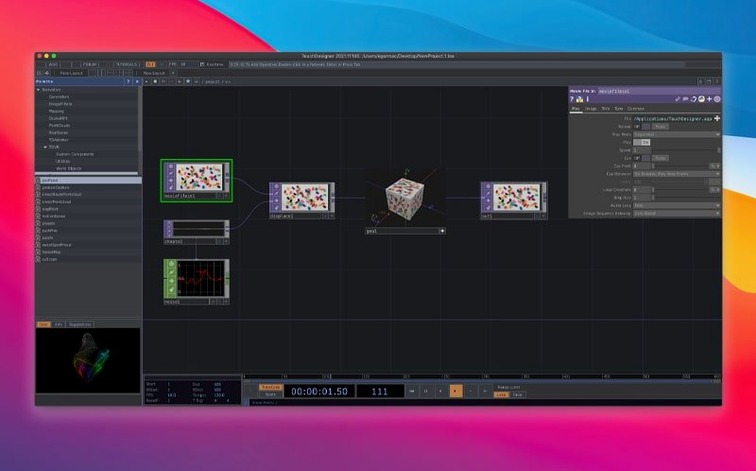 TouchDesigner — photo 2 TouchDesigner options, screen 2