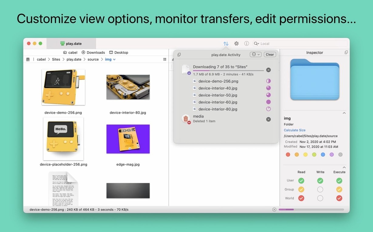 Transmit — photo 2 Transmit options, screen 2