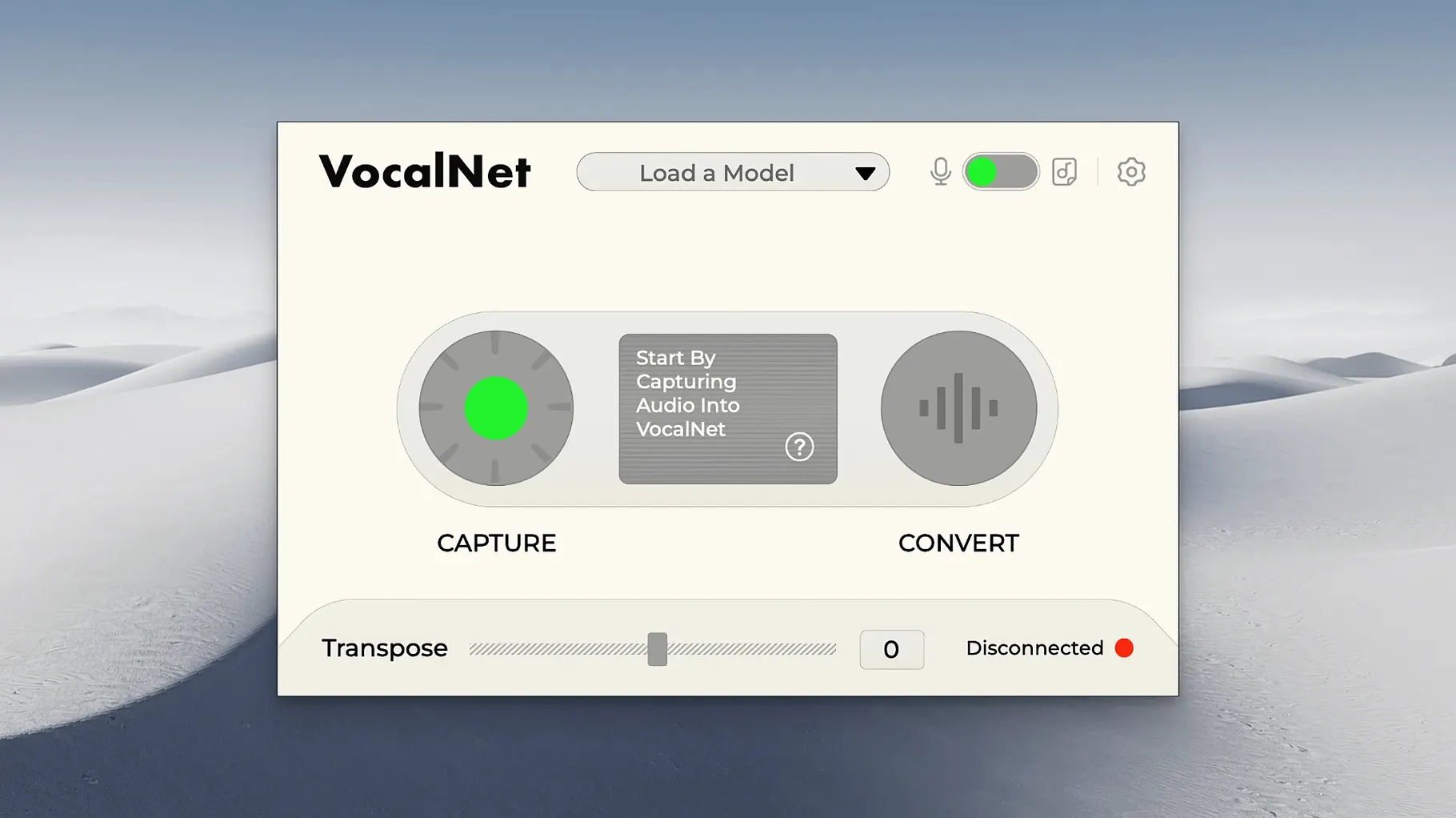 VocalNet reel 1 vocalnet crack: main interface