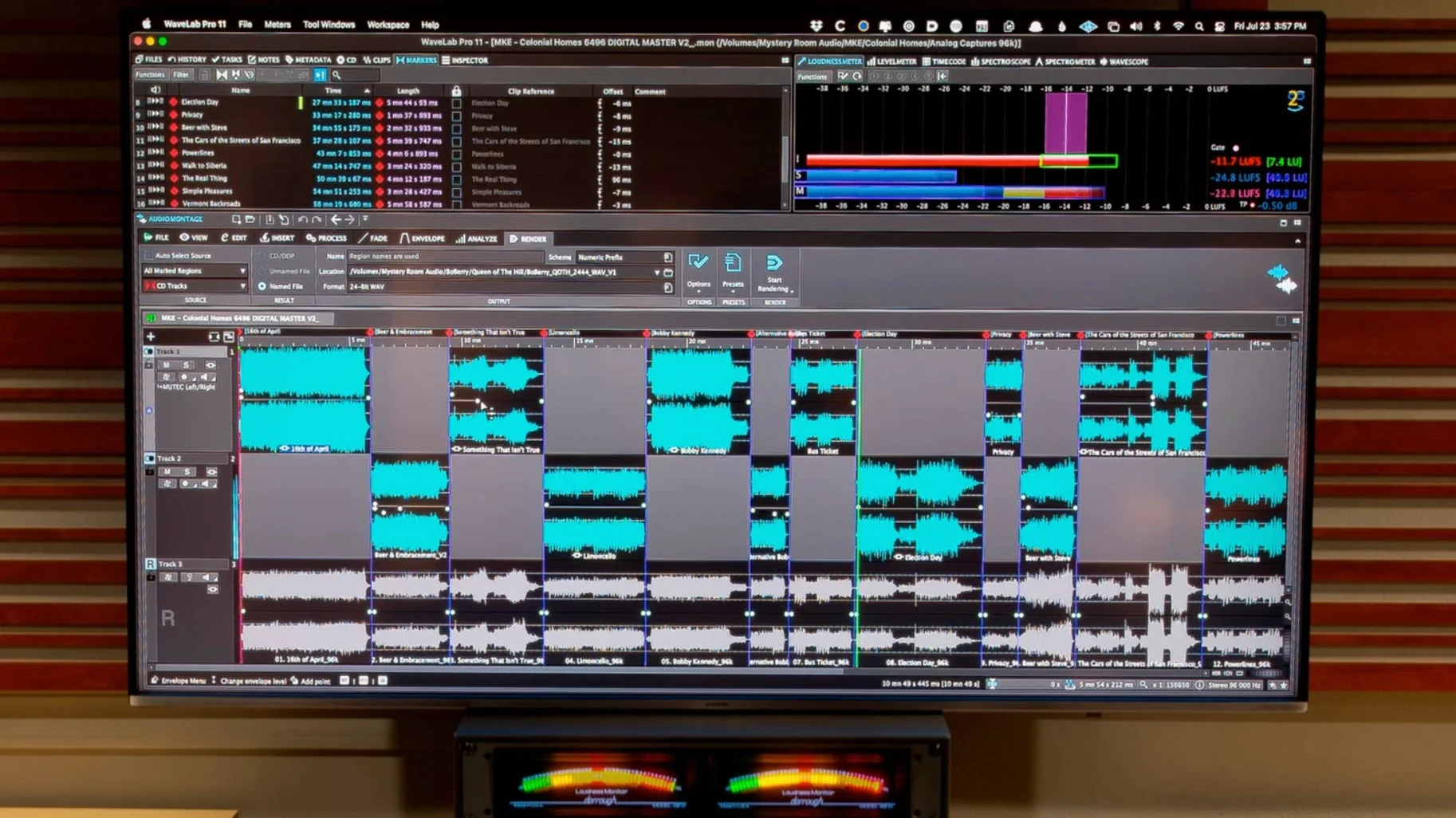 WaveLab Pro reel 1 steinberg wavelab pro: main interface