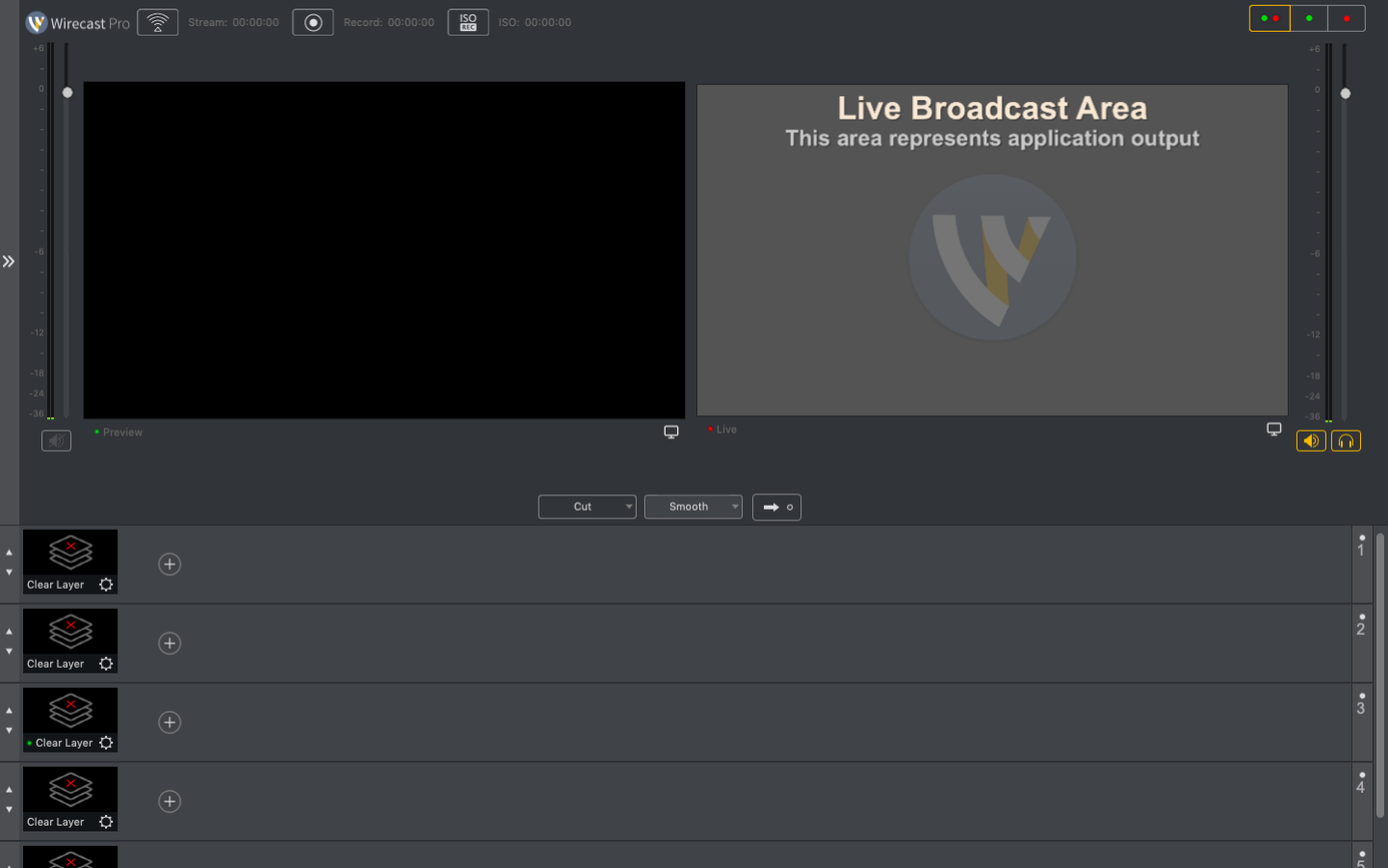 Wirecast Pro — photo 1 wirecast UI