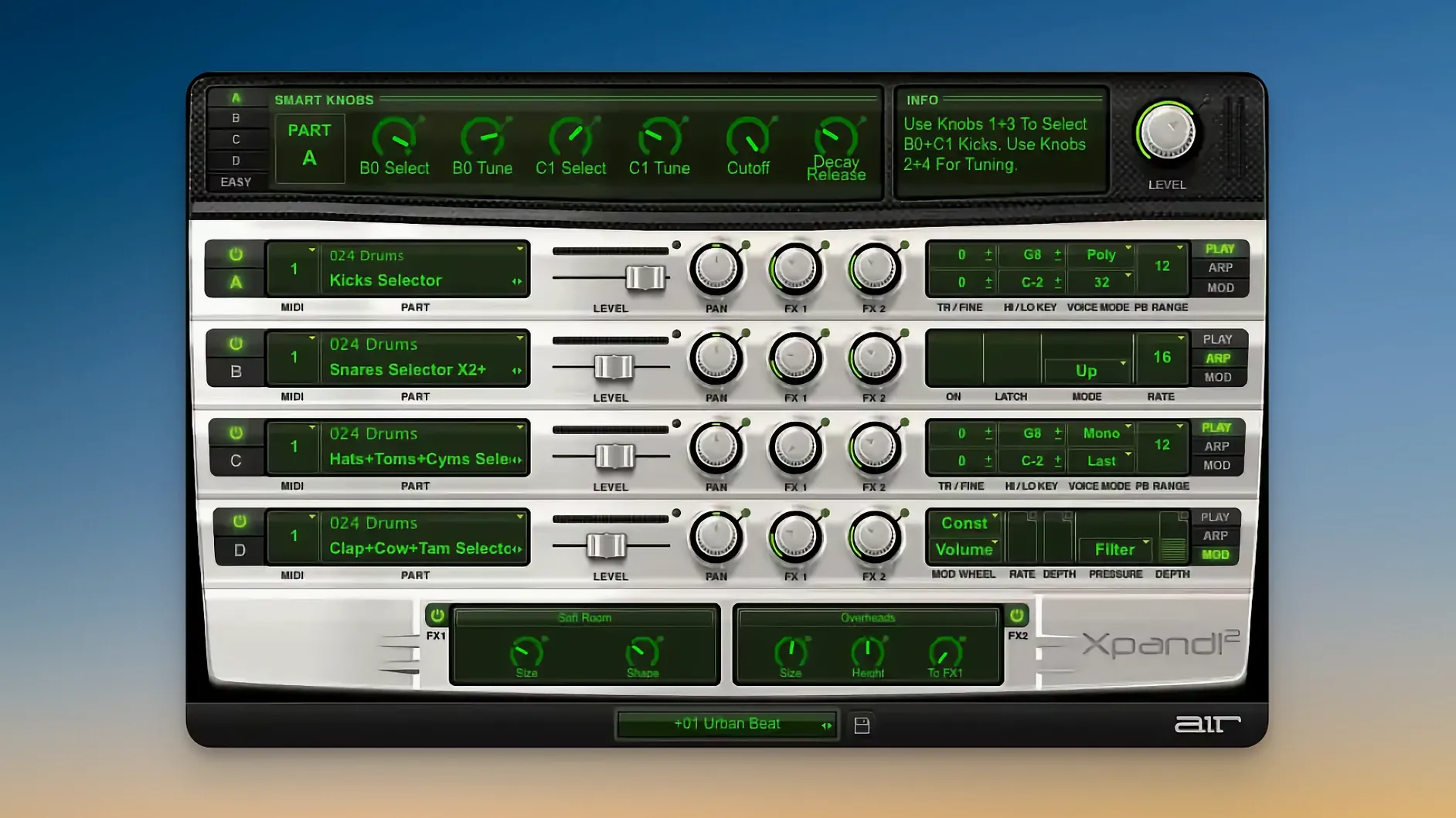 Xpand!2 reel 1 xpand 2 mac UI